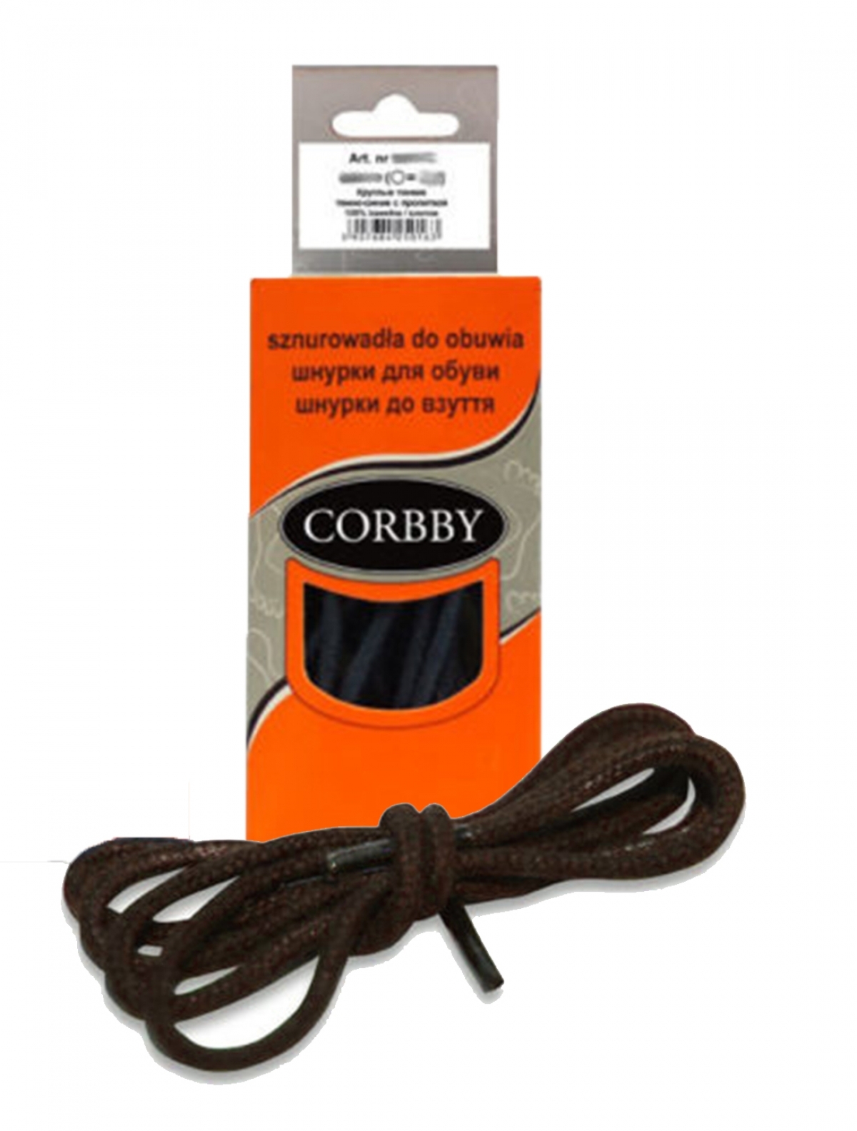 Corbby 5007C шнурки коричневый