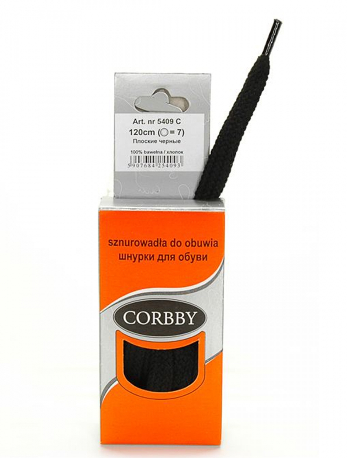 Corbby 5409C шнурки черный