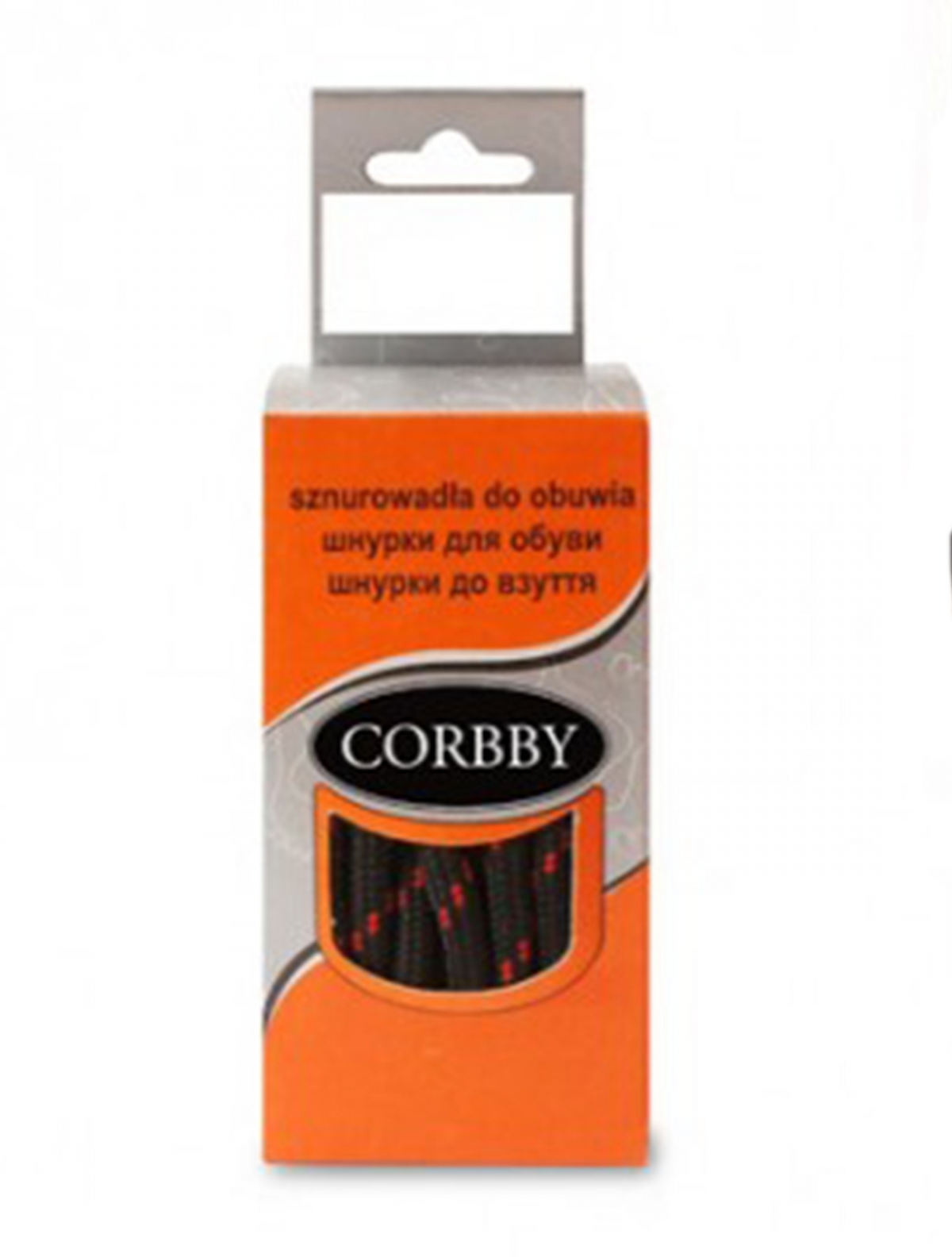 Corbby 5431C шнурки черно/красные