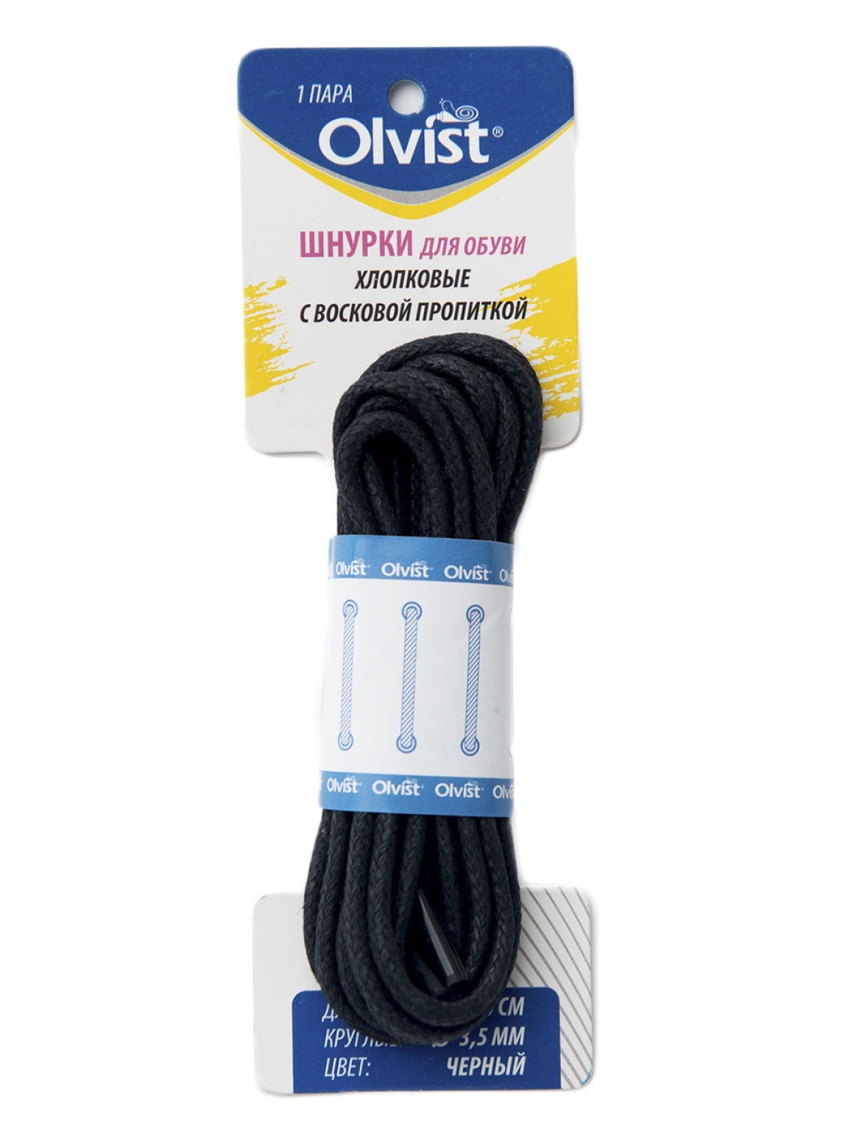 Olvist 8008-90-25K шнурки черные