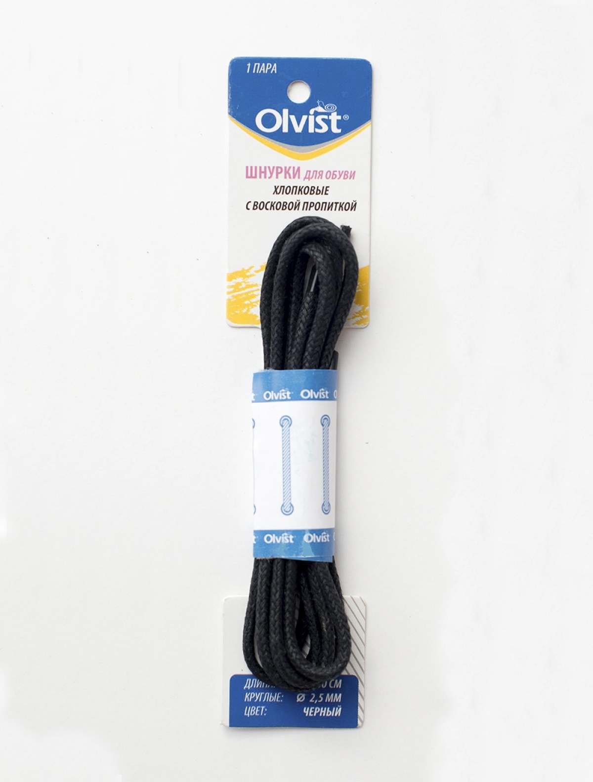 Olvist 8020-100-5K шнурки черный