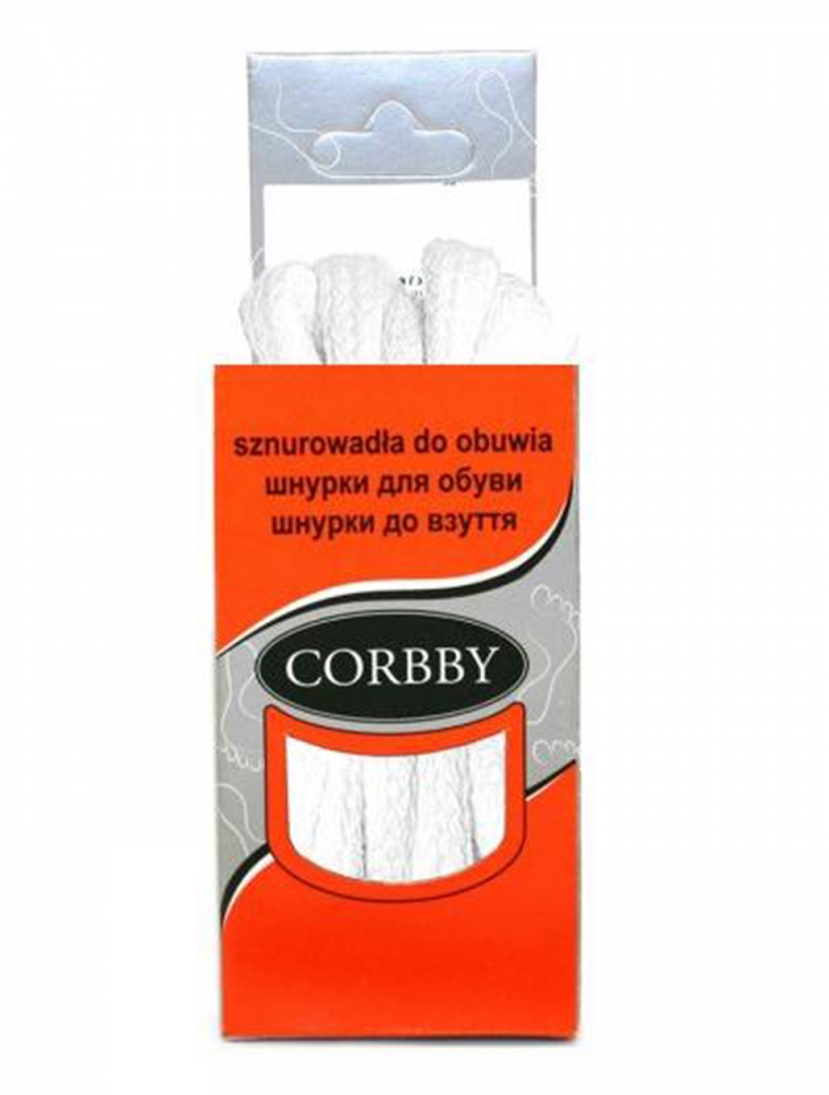 Corbby C3001 шнурки белый