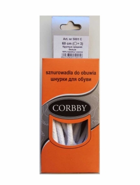 Corbby 5001C шнурки белый