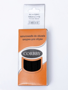 Corbby 5209C шнурки черный