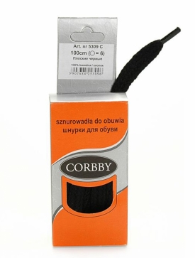 Corbby 5309C шнурки черный